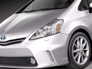 Toyota prius v 2012 3D Model