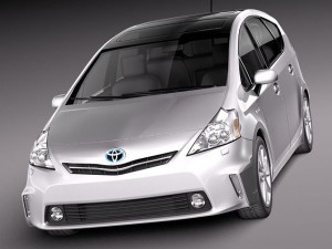 Toyota prius v 2012 Model 3D