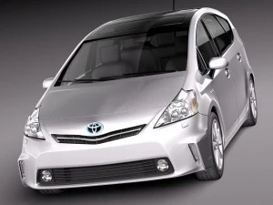 Toyota prius v 2012 3D Model