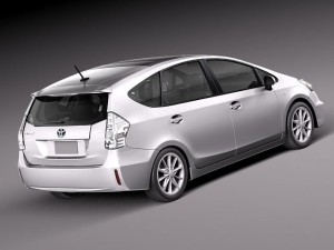Toyota prius v 2012 Model 3D