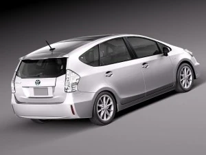 Toyota prius v 2012 3D Model