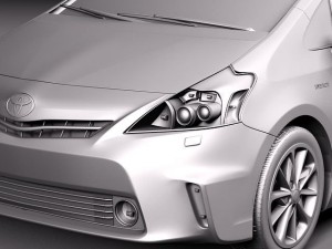 Toyota prius v 2012 Model 3D