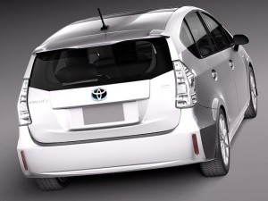 Toyota prius v 2012 Model 3D