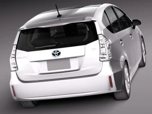 Toyota prius v 2012 3D Model