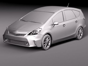 Toyota prius v 2012 Model 3D