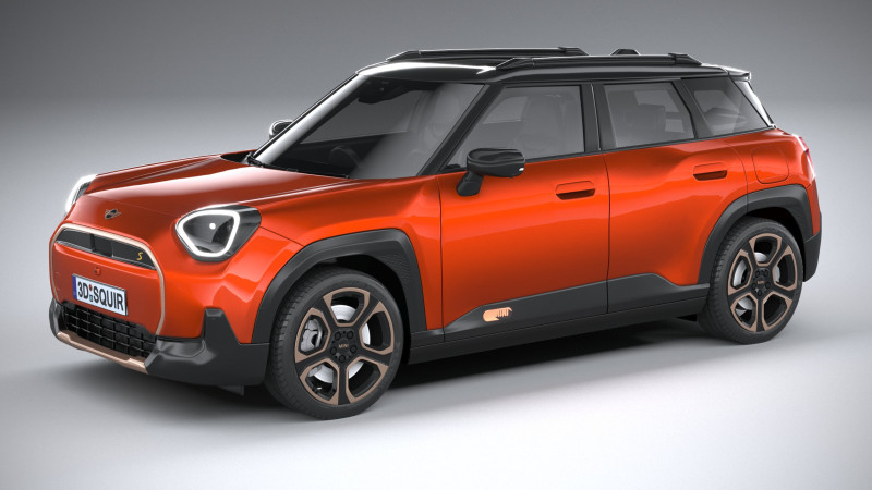 Mini Aceman SE 2025 3D Model .c4d .max .obj .3ds .fbx .stl .blend 