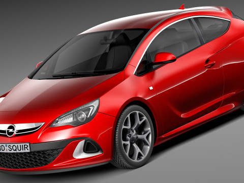 Opel Astra OPC 2013 3Dモデル