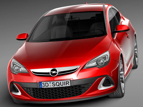 Opel Astra OPC 2013 3D Model