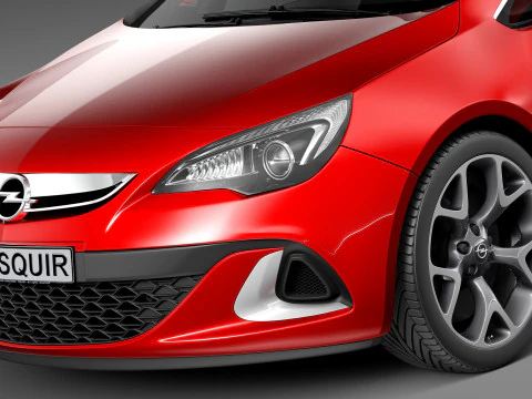 Opel Astra OPC 2013 3D Model