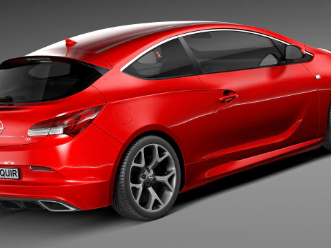 Opel Astra OPC 2013 3D Model