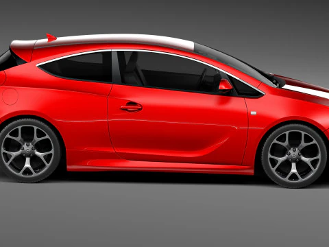 Opel Astra OPC 2013 3D Model