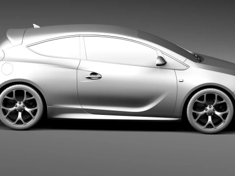 Opel Astra OPC 2013 3D Model