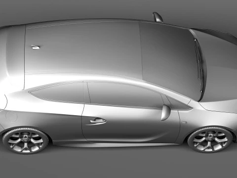 Opel Astra OPC 2013 3D Model