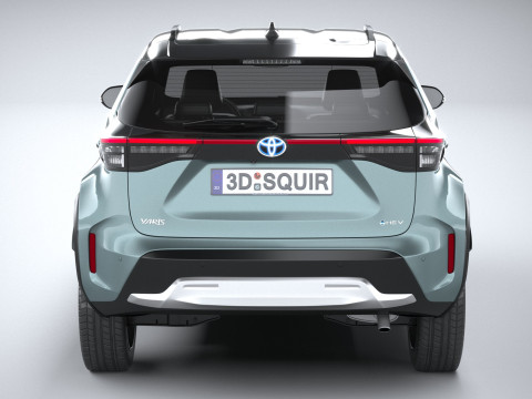 Toyota Yaris Cross 2024 3D 모델