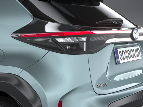 Toyota Yaris Cross 2024 3D 모델