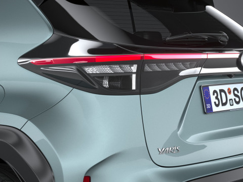 Toyota Yaris Cross 2024 3D 모델