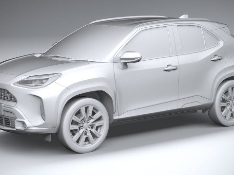 Toyota Yaris Cross 2024 3D 모델