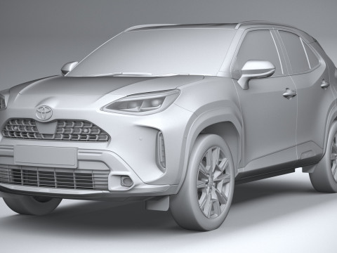 Toyota Yaris Cross 2024 3D 모델