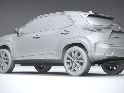 Toyota Yaris Cross 2024 3D 모델