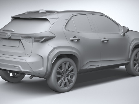 Toyota Yaris Cross 2024 3D 모델