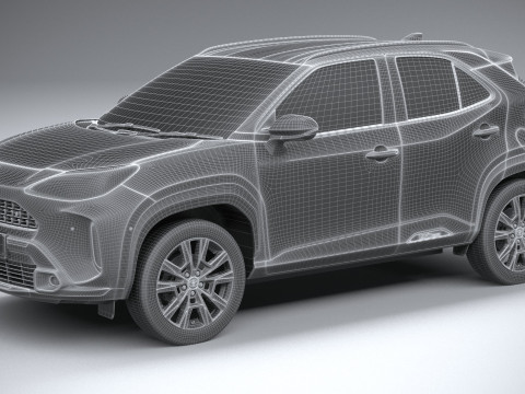Toyota Yaris Cross 2024 3D 모델