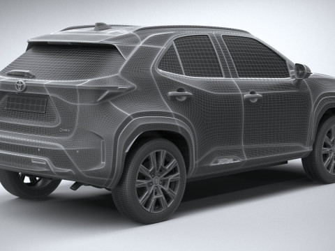 Toyota Yaris Cross 2024 3D 모델