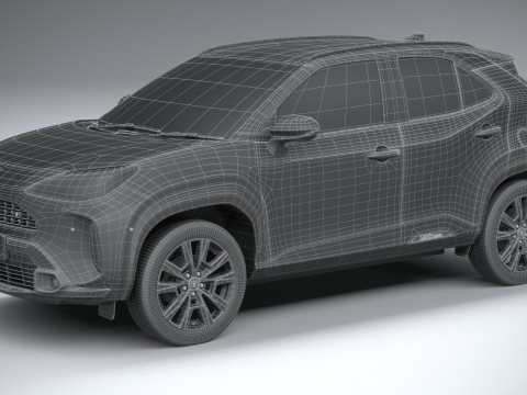 Toyota Yaris Cross 2024 3D 모델