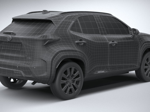 Toyota Yaris Cross 2024 3D 모델