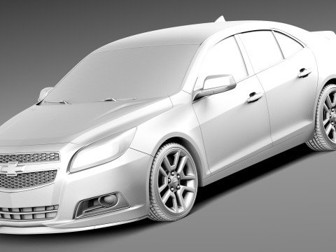 Chevrolet Malibu 2013 3D Model