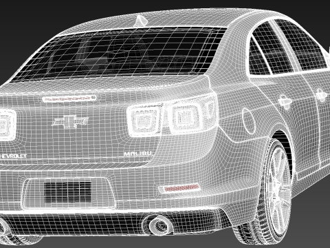 Chevrolet Malibu 2013 3D Model