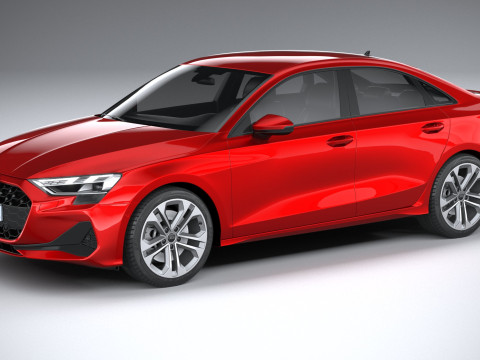 Audi A3 Sedan 2025 3D Model