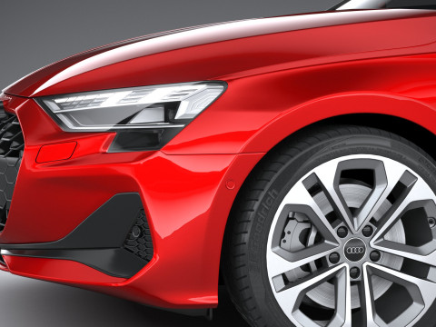 Audi A3 Sedan 2025 3D 模型