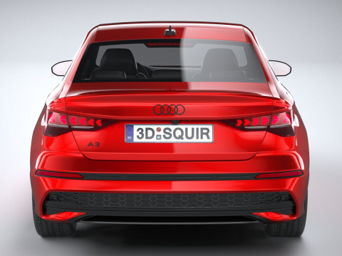 Audi A3 Sedan 2025 3D 模型