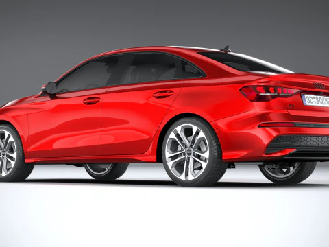 Audi A3 Sedan 2025 3D Model