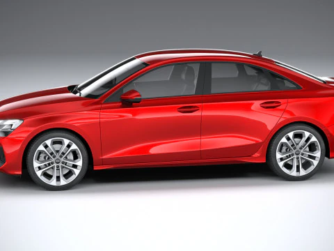 Audi A3 Sedan 2025 3D Model