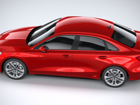 Audi A3 Sedan 2025 3D 模型