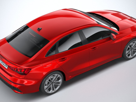 Audi A3 Sedan 2025 3D 模型