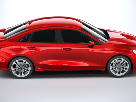 Audi A3 Sedan 2025 3D 模型