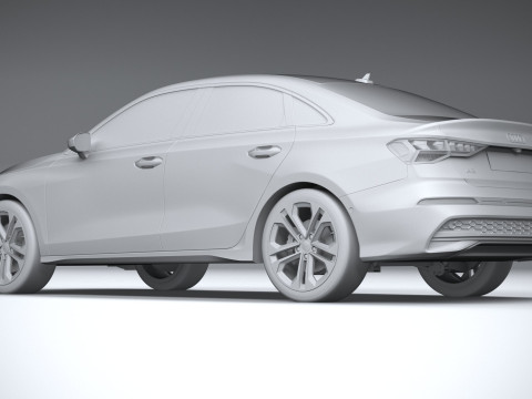 Audi A3 Sedan 2025 3D 模型