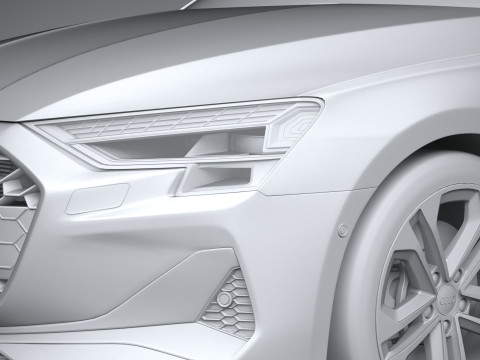 Audi A3 Sedan 2025 3D 模型