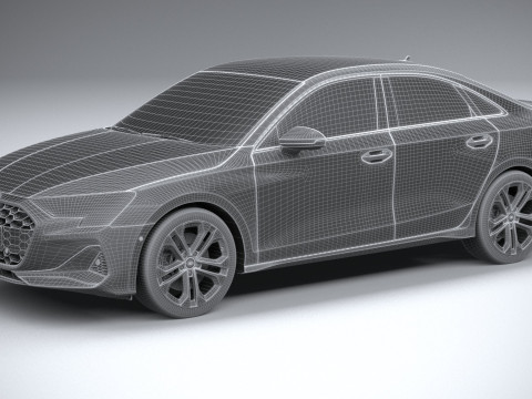 Audi A3 Sedan 2025 3D 模型