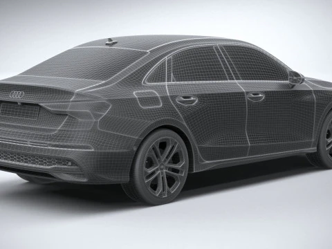Audi A3 Sedan 2025 3D Model