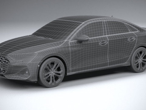 Audi A3 Sedan 2025 3D 模型