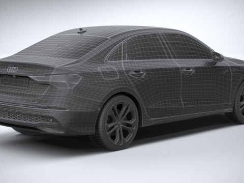 Audi A3 Sedan 2025 3D 模型