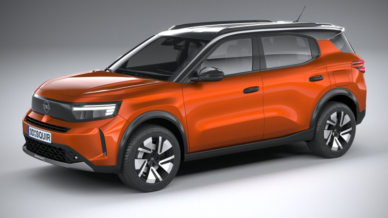 Opel Frontera 2025 Modèle 3D .c4d .max .obj .3ds .fbx .stl .blend 