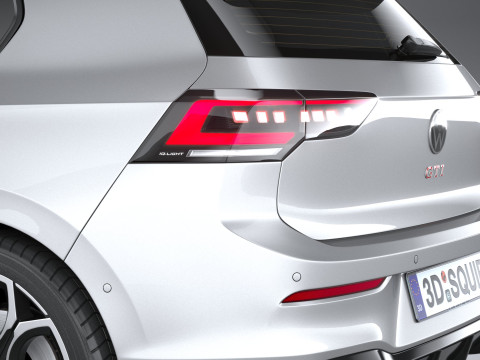 Volkswagen Golf Clubsport GTI 2025 Modelo 3D