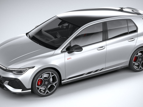 Volkswagen Golf Clubsport GTI 2025 Modelo 3D