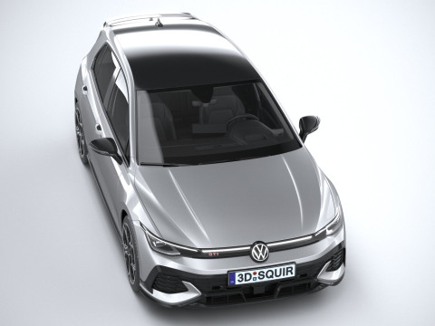 Volkswagen Golf Clubsport GTI 2025 Modelo 3D