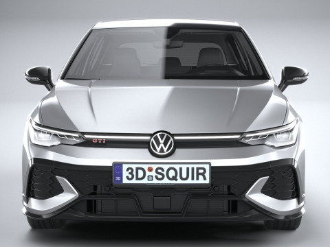 Volkswagen Golf Clubsport GTI 2025 Modelo 3D
