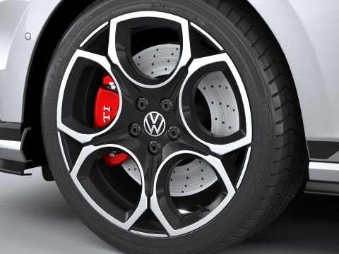 Volkswagen Golf Clubsport GTI 2025 Modelo 3D